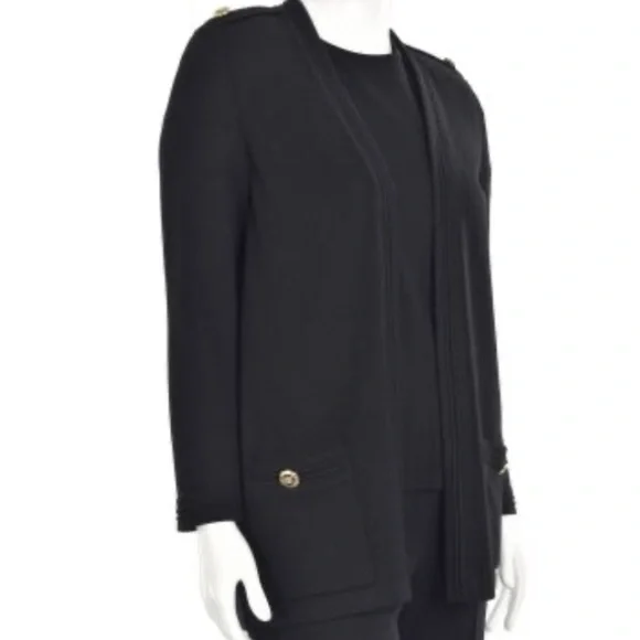 ST. JOHN Basics Santana Open Front Jacket - Picture 6 of 6